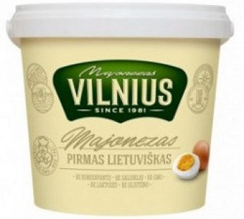 Majonezas Vilnius Pirmas Lietuviškas 35% 1000 ml kibirėlyje
